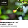 The Atlantic: When Missed Periods Are a Metabolic Problem